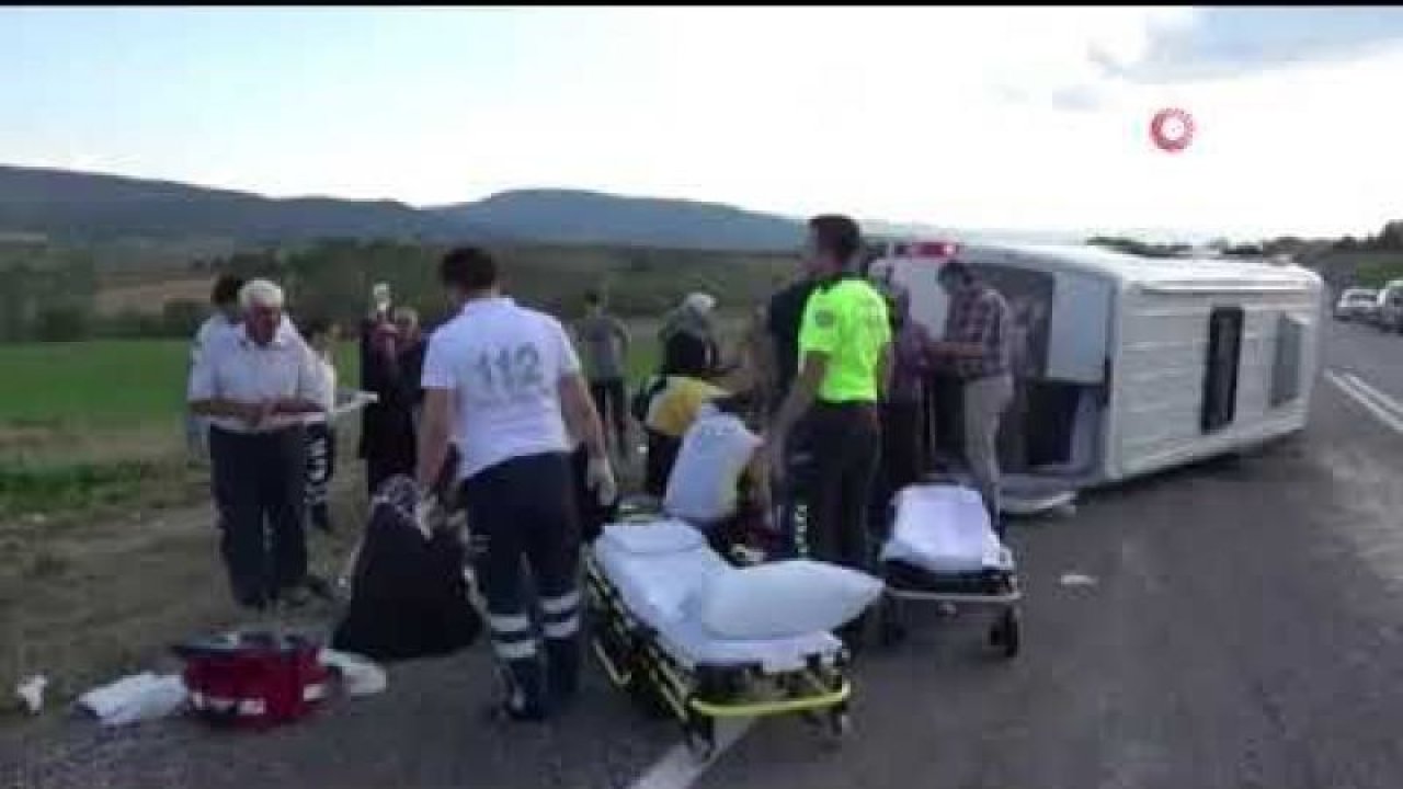Kastamonu’da feci kaza: 1 ölü, 16 yaralı