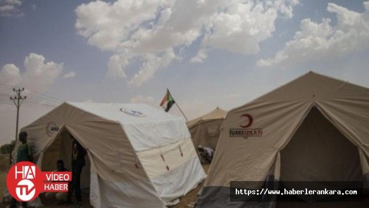 Türk Kızılay ve AFAD'dan Sudan'a 20 çadır