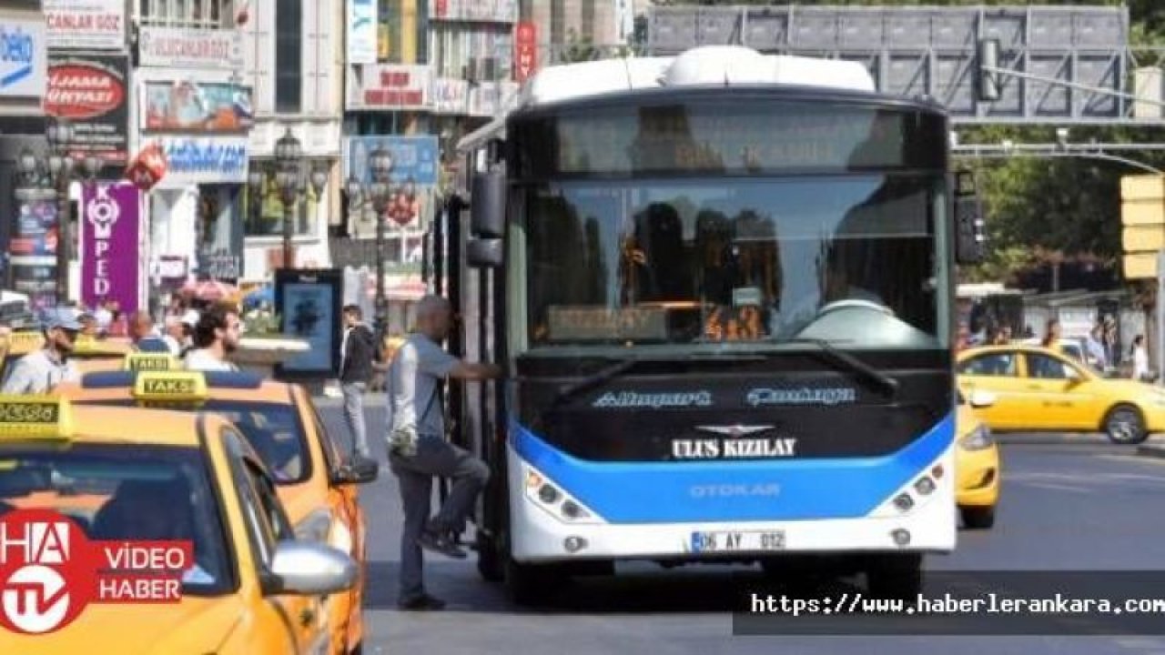Ankara'da halk otobüsleri zam için ısrarlı