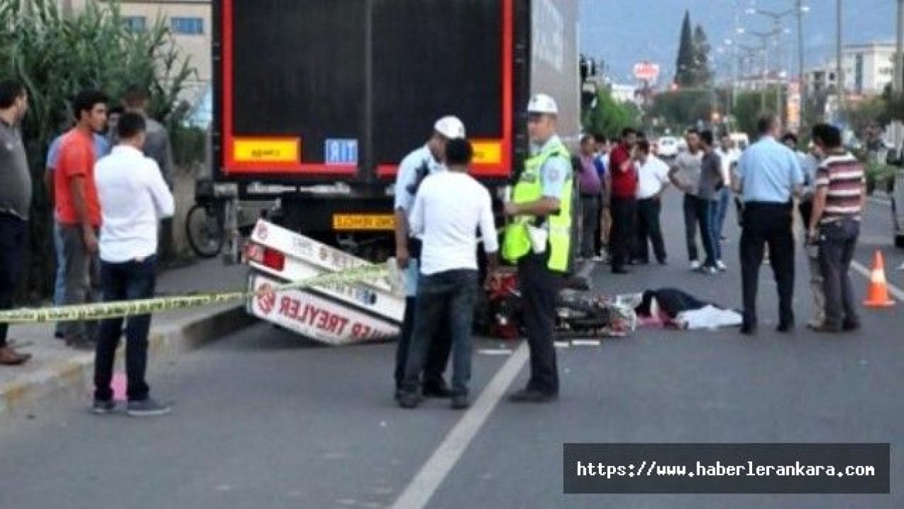 Aydın'da motosiklet kazası: 1 ölü, 1 yaralı