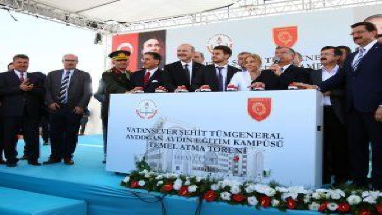 Şehit Tümgeneral Aydoğan Aydın Eğitim Kampüsünün temeli atıldı
