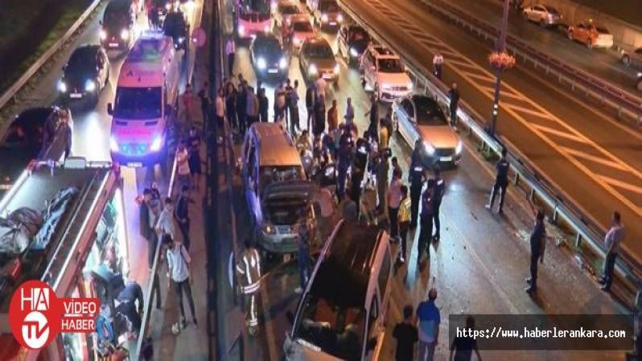 İstanbul'da zincirleme trafik kazası: 1 ölü, 3 yaralı
