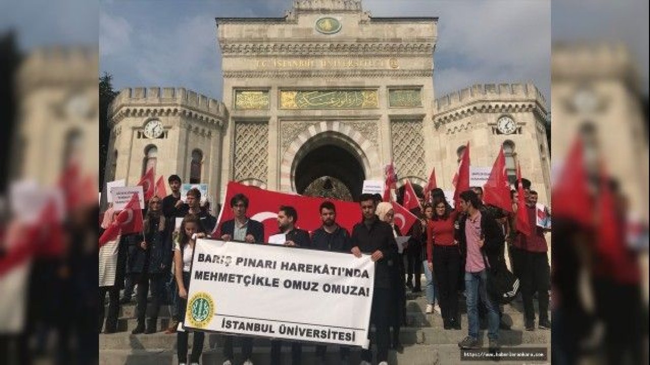 İstanbul Üniversitesi'nden Barış Pınarı Harekatı'na destek