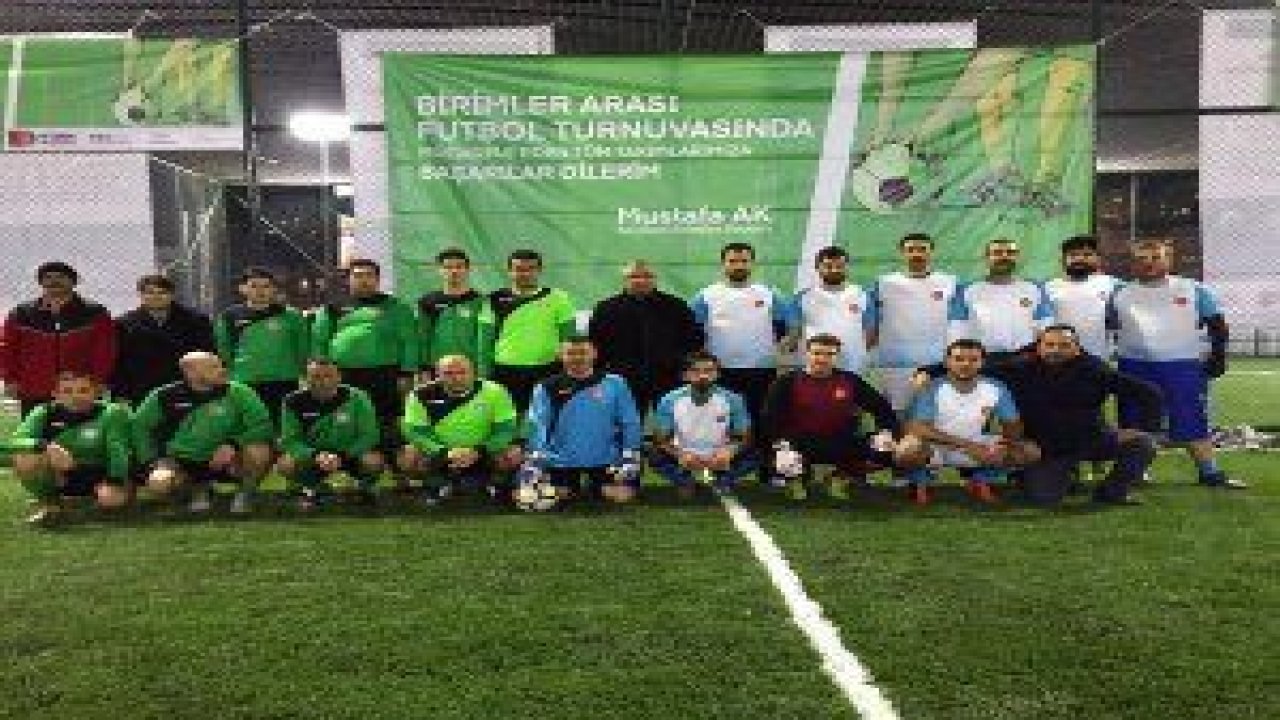 Keçiören Belediyesi Birimler Arası Futbol Turnuvası başladı