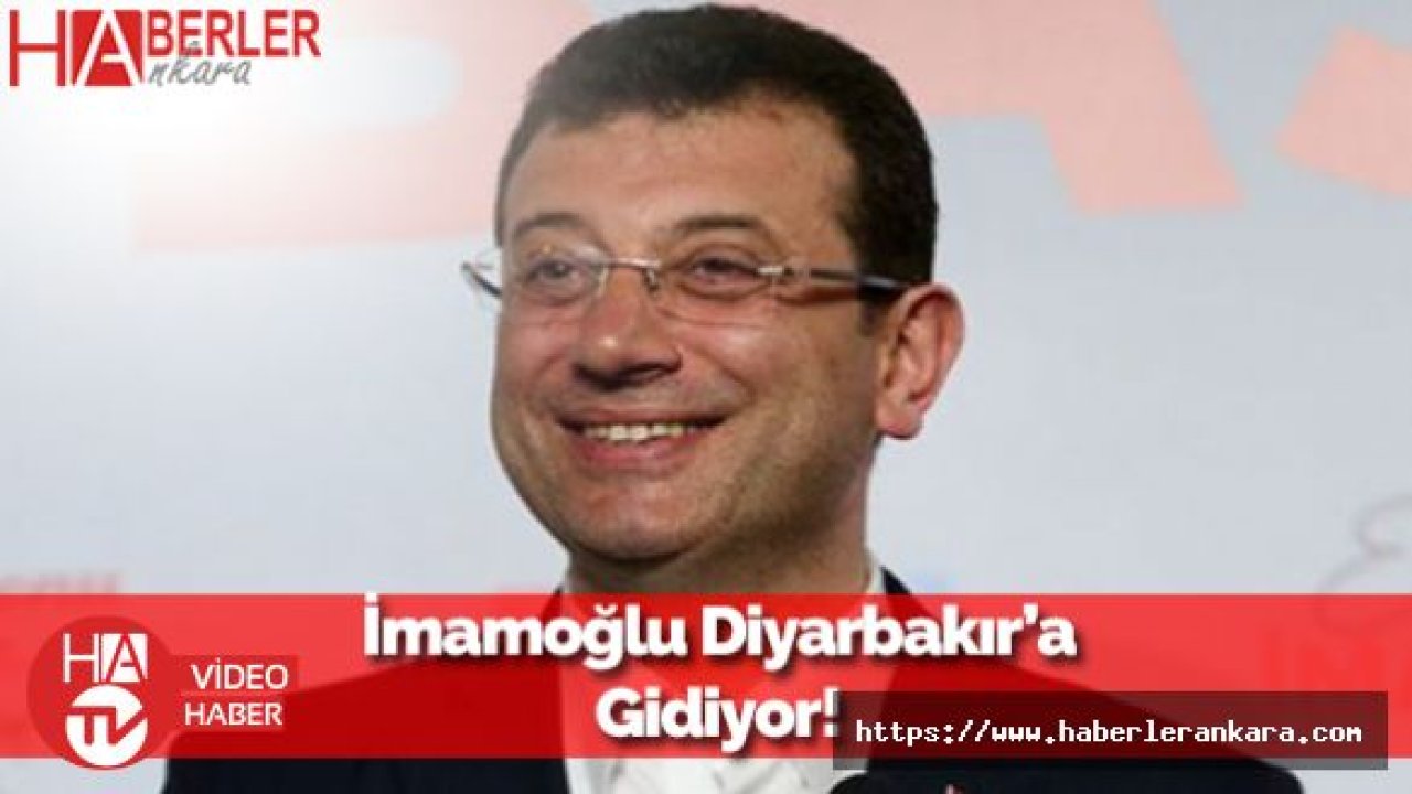 Ekrem İmamoğlu Diyarbakır'a Uğrayacak! HDP İle mi Görüşecek?