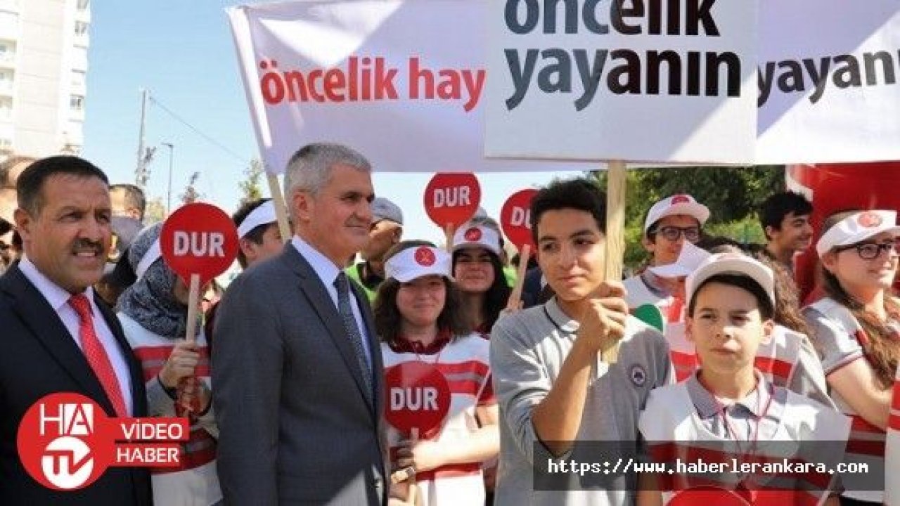 Ankara'da "Yaya Güvenliğinin Nöbetçisiyiz" etkinliği