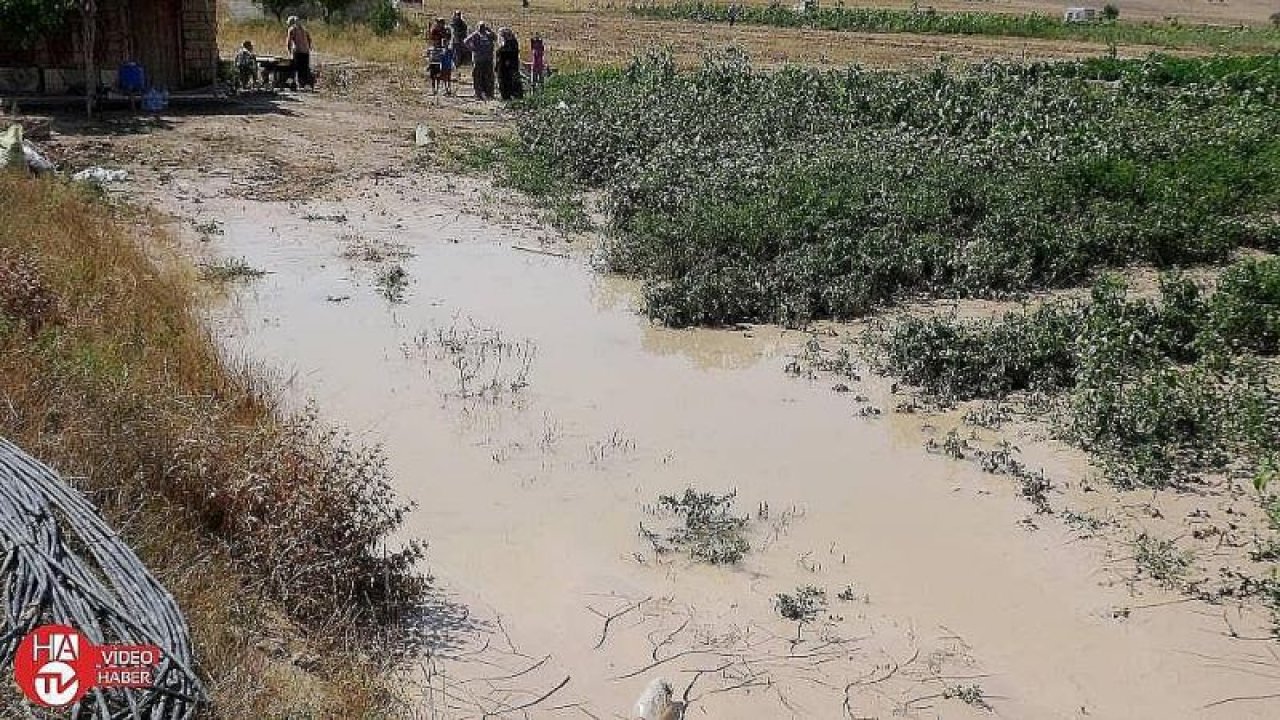 Aksaray’da tarım arazilerini dolu ve sel vurdu