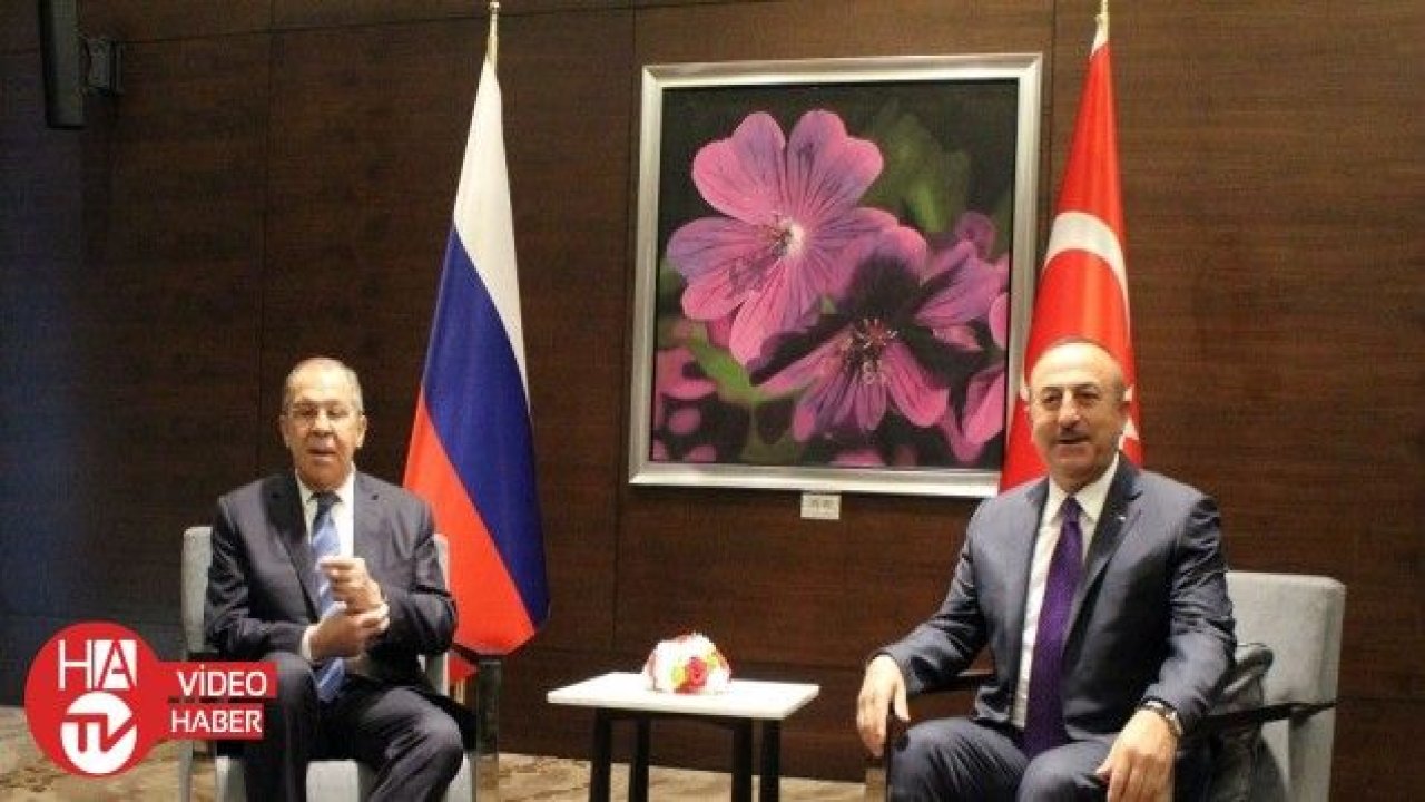 Bakan Çavuşoğlu, Rus mevkidaşıyla görüştü