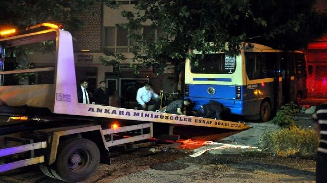 Mamak'ta minibüsün çarptığı yaya öldü