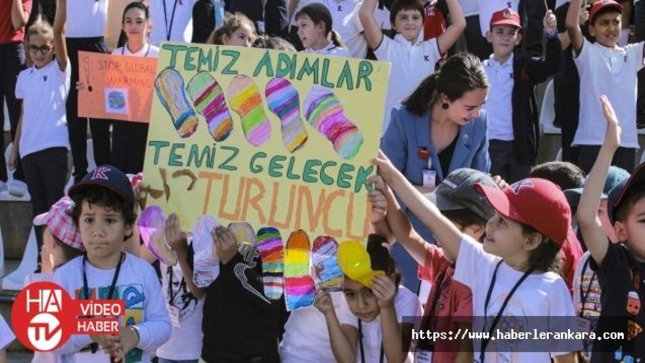 Ankara'da öğrencilerden “küresel iklim değişikliği“ eylemi