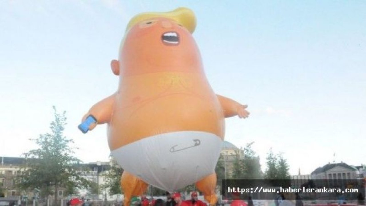 “Bebek Trump“ balonu Danimarka'da