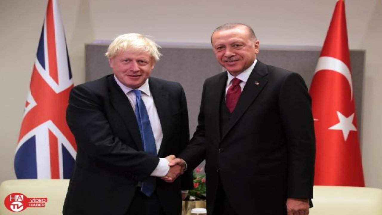 Cumhurbaşkanı Erdoğan, İngiltere Başbakanı Johnson’la görüştü