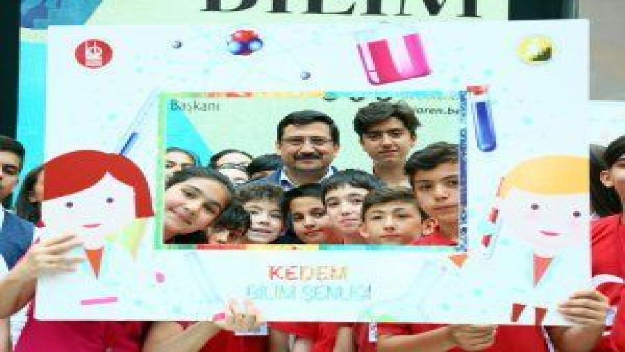 KEDEM Bilim Şenliği Sergisinde birbirinden ilginç projeler yer aldı