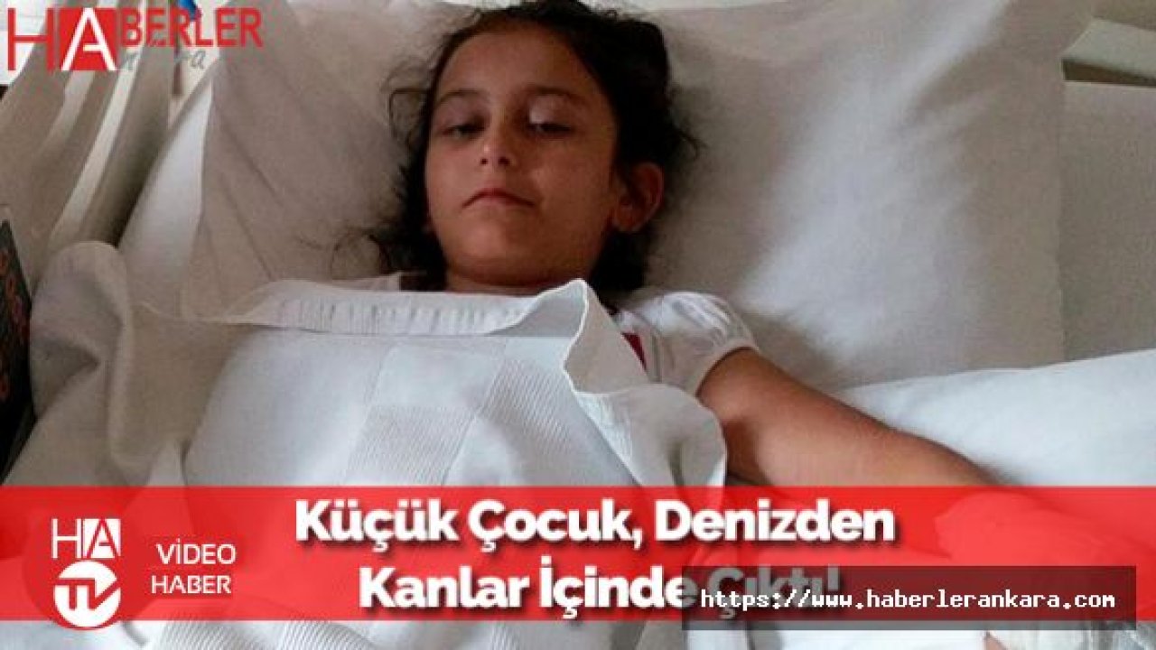 Yüzmek İçin Denize Giren Küçük Çocuk Kanlar İçinde Çıktı!