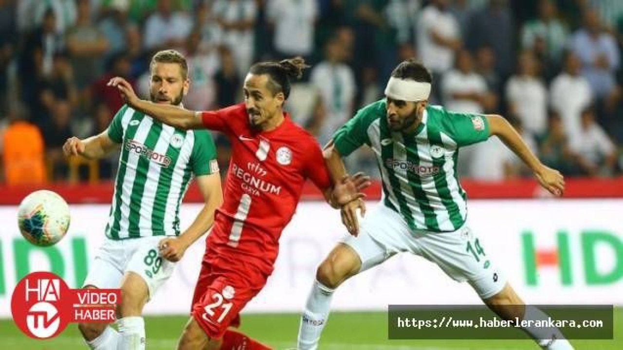Futbol: Süper Lig Konyaspor Antalyaspor İlk Yarı