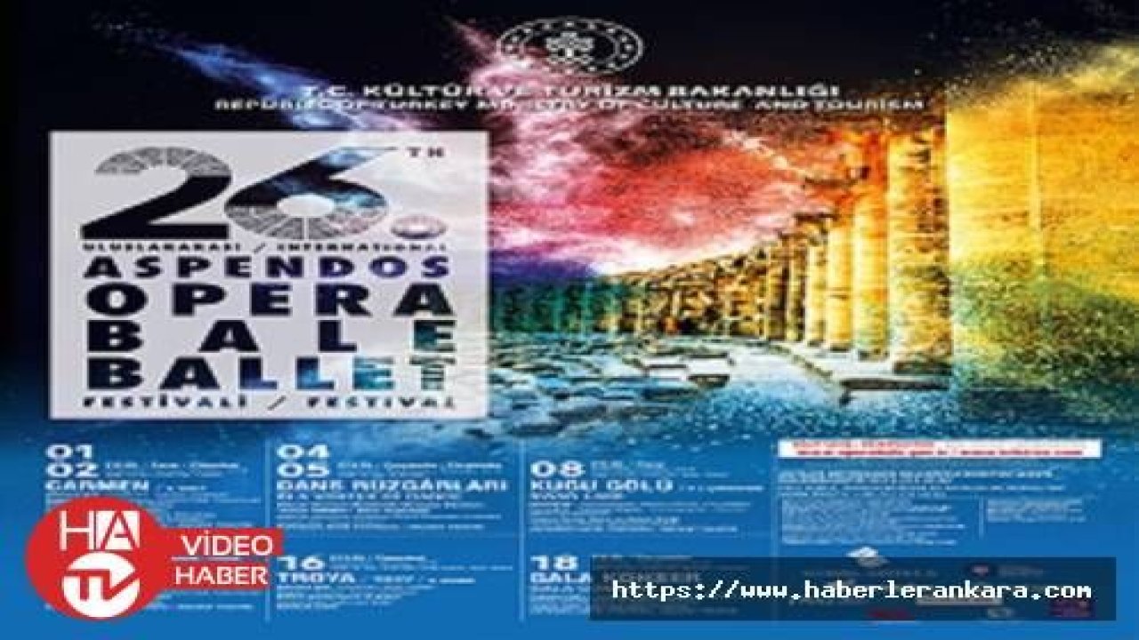 Antalya Aspendos, bale ve opera festivaline hazırlanıyor