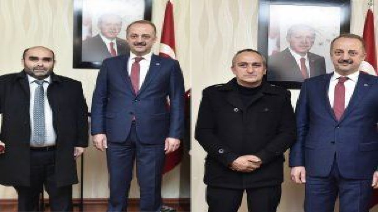 Başka Akgül, 15 Temmuz Gazileri Erol Özler ve Ahmet Arık’ı makamında ağırladı