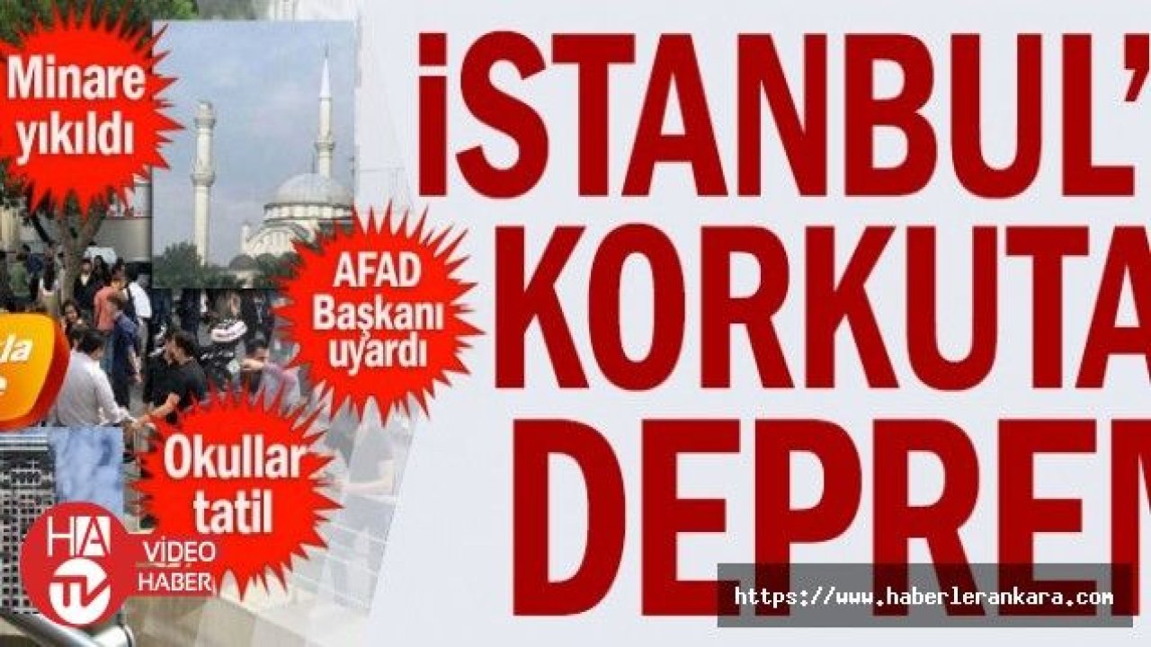 İstanbul'daki deprem