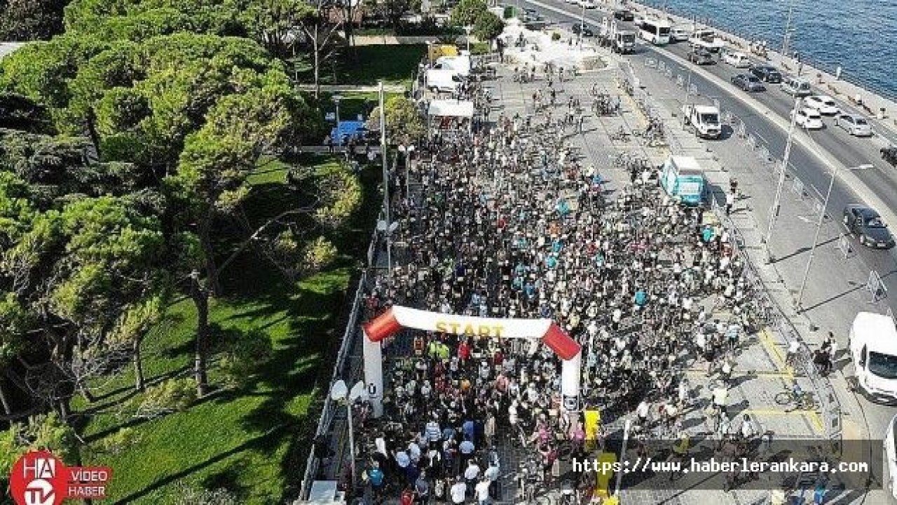 Yüzlerce bisikletli Üsküdar’dan Beykoz’a pedal çevirdi