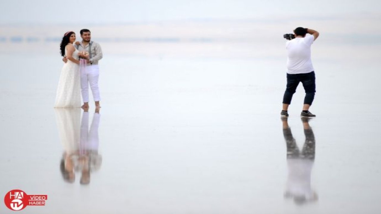 Tuz Gölü, gelin ve damatların yeni gözdesi