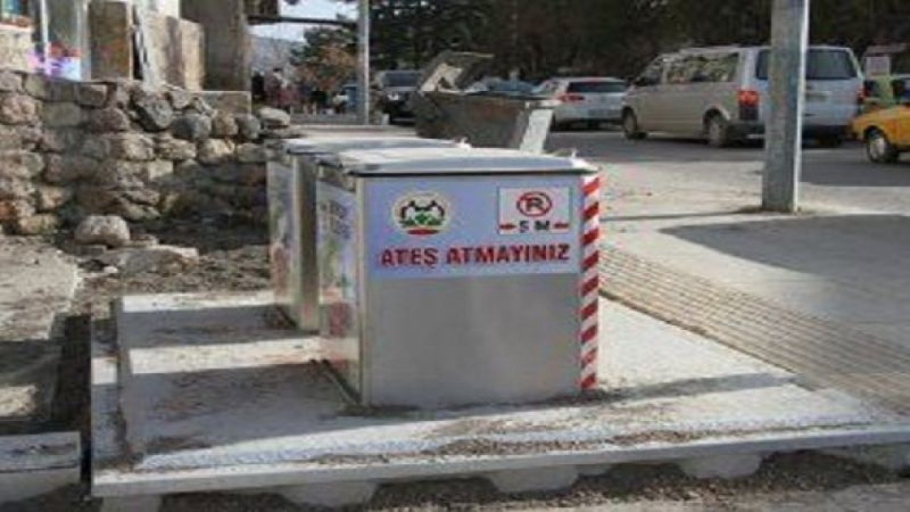Beypazarı Belediyesi mahallelere yeraltı çöp konteynerleri yerleştirdi