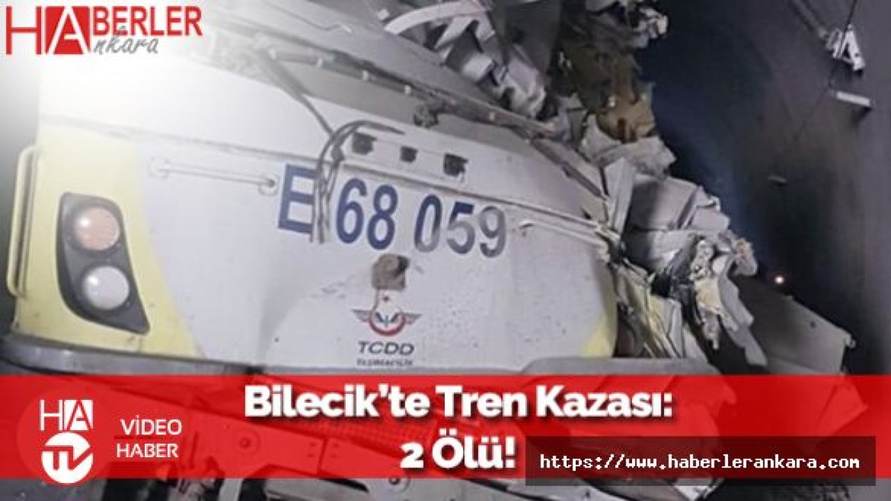 Bilecik'te Tren Raydan Çıktı: 2 Ölü