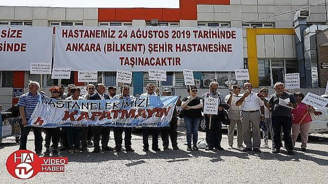 Ankara'da hastanenin taşınmasına tepki