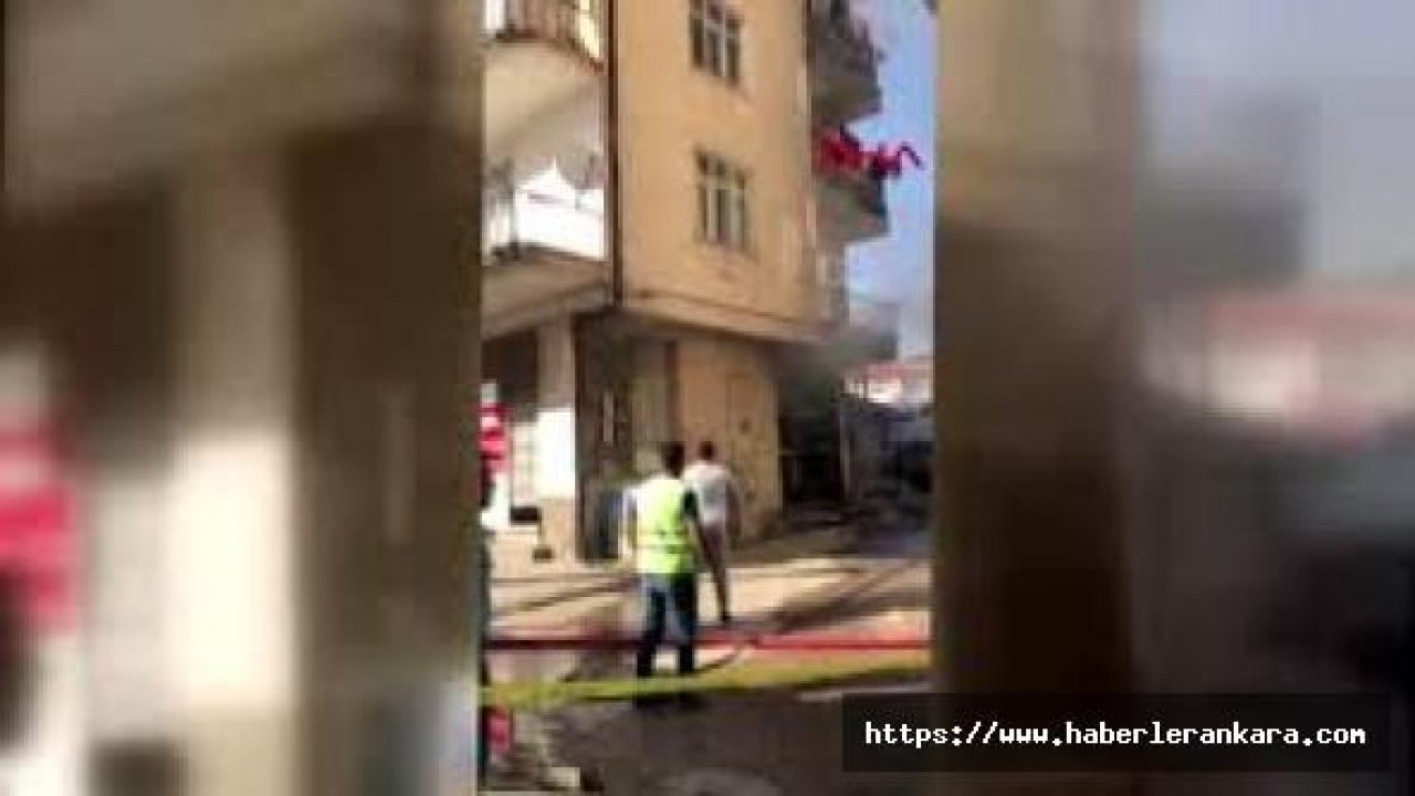 Ankara’da korkutan yangın: 20 kişi dumandan etkilendi