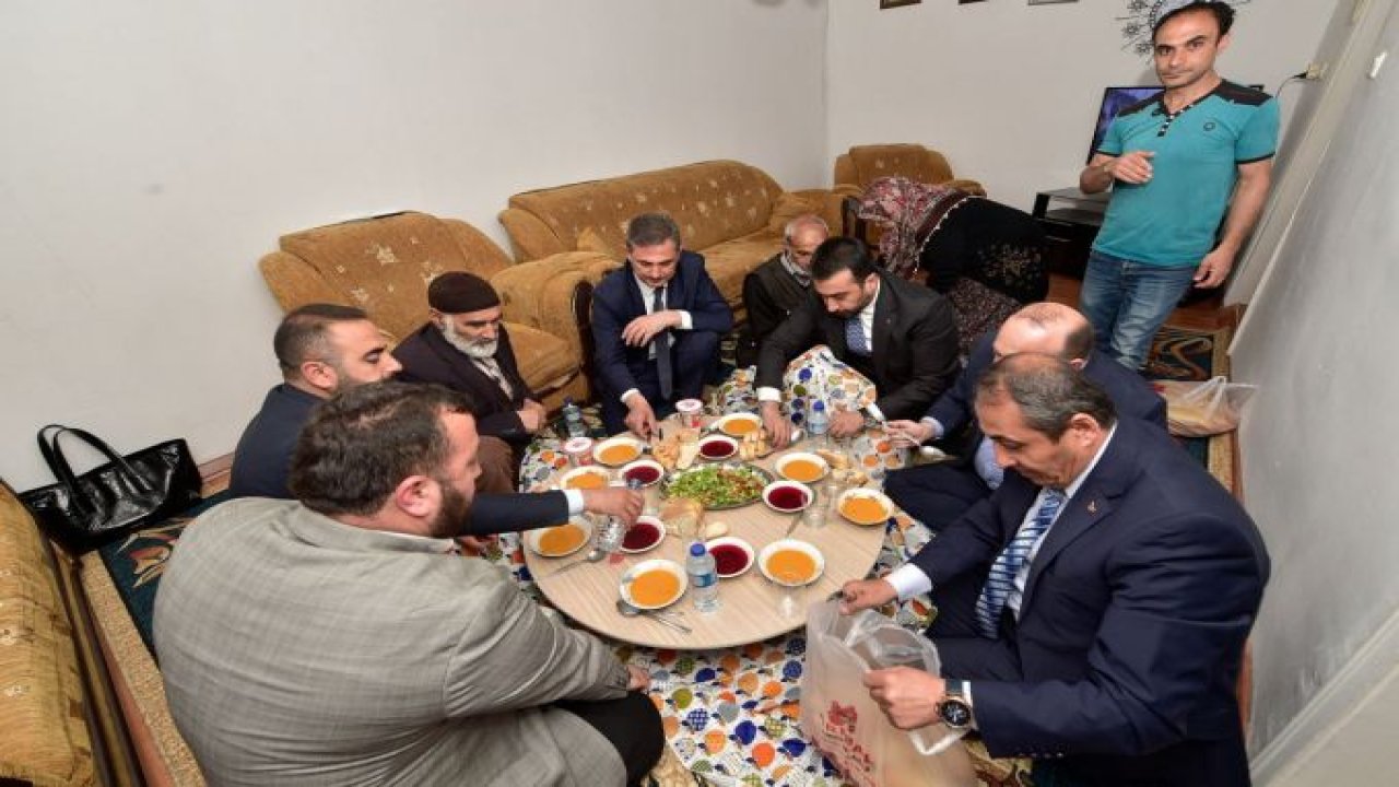 İftarı Vatandaşın Evinde Açtılar
