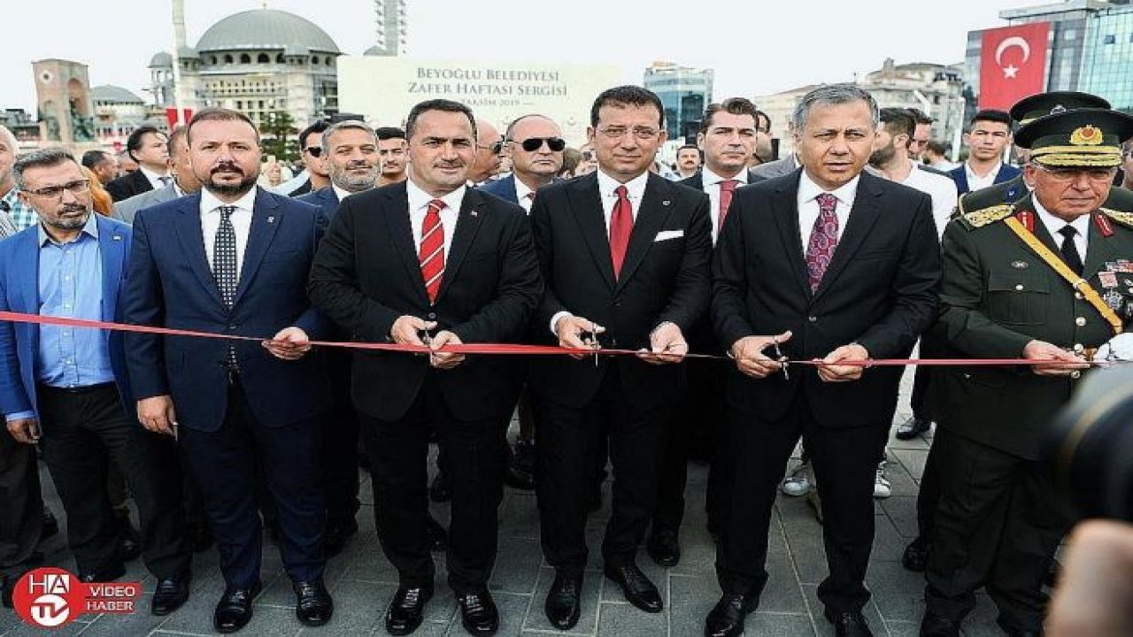 Taksim Meydanı’nda ’Zafer Haftası Sergisi’ açıldı