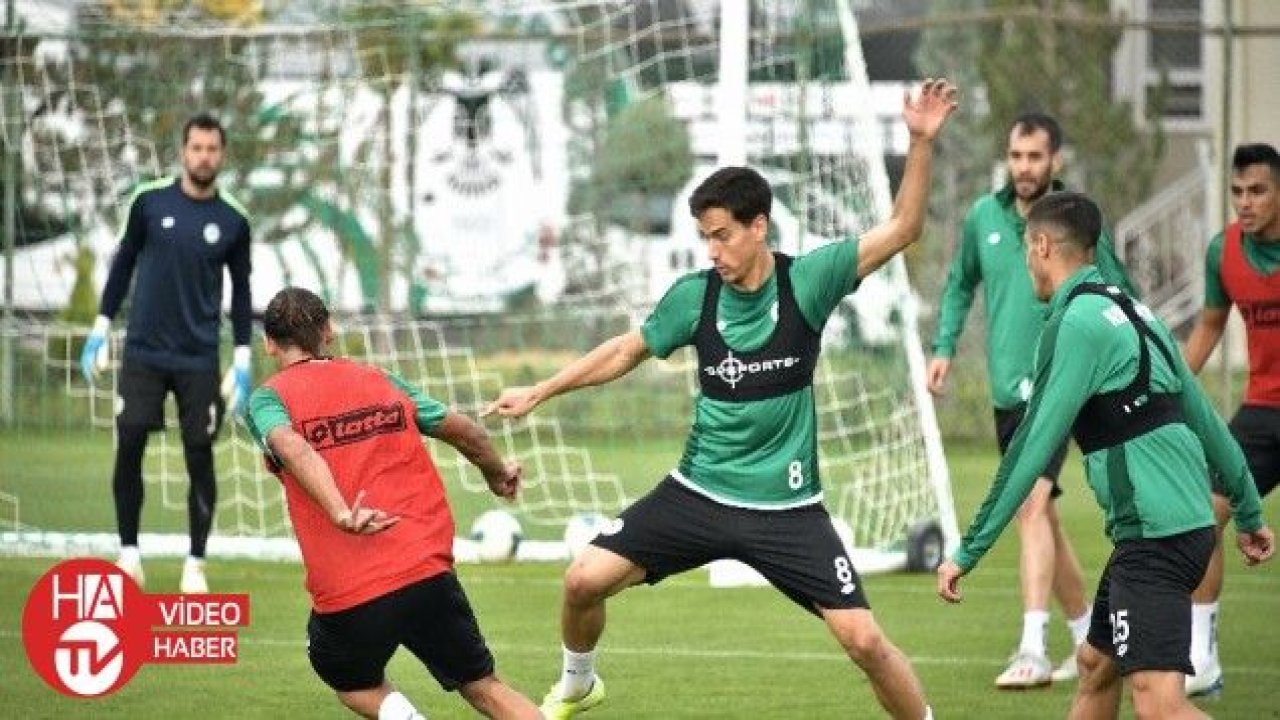 Konyaspor, Eskişehirspor maçı öncesi hazırlıklarını sürdürdü