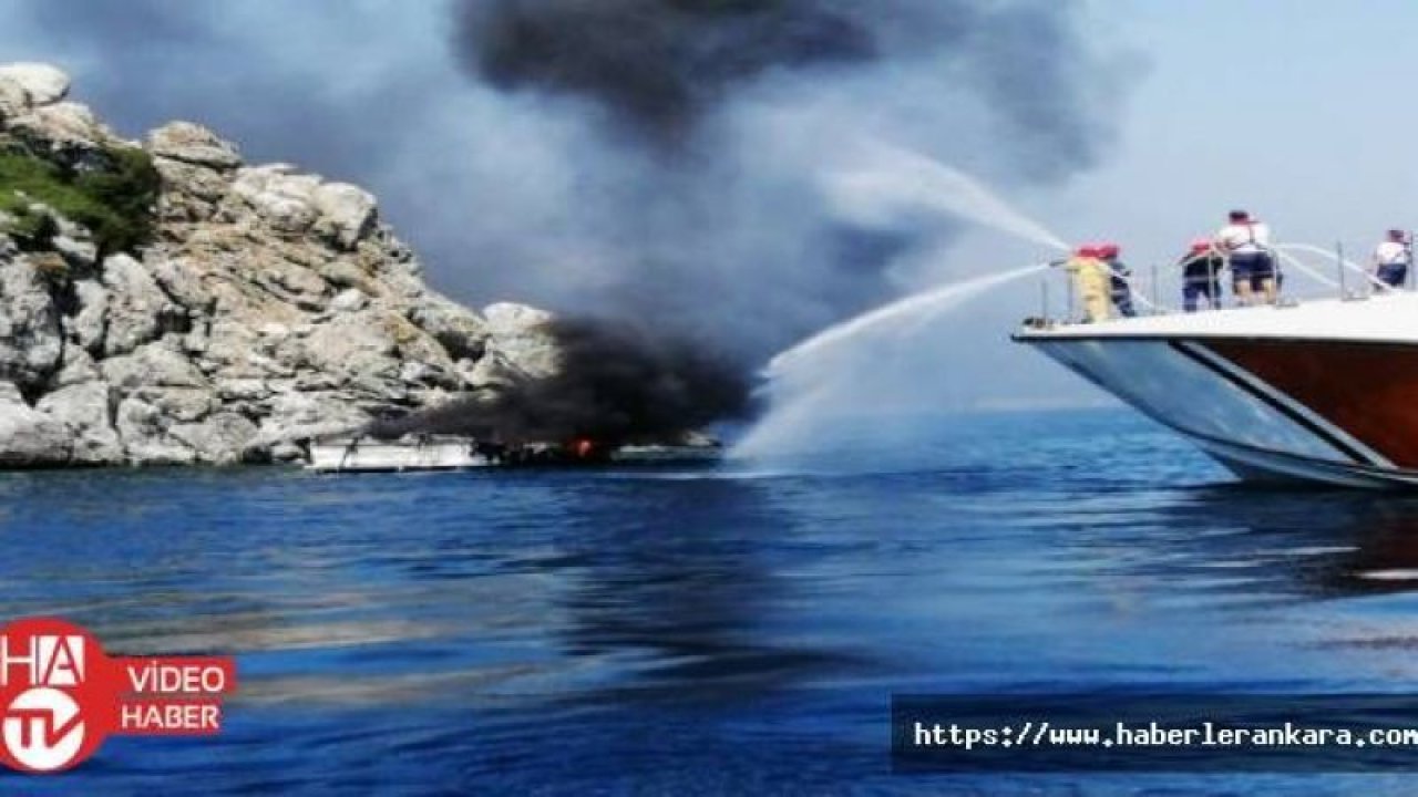 ABD'de teknede yangın