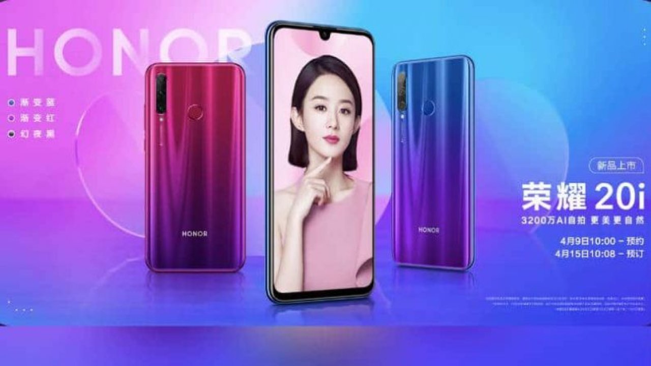 Honor Selfie Tutkunlarına Özel Ürettiği “Honor 20i” Görüntülerini Yayınlandı