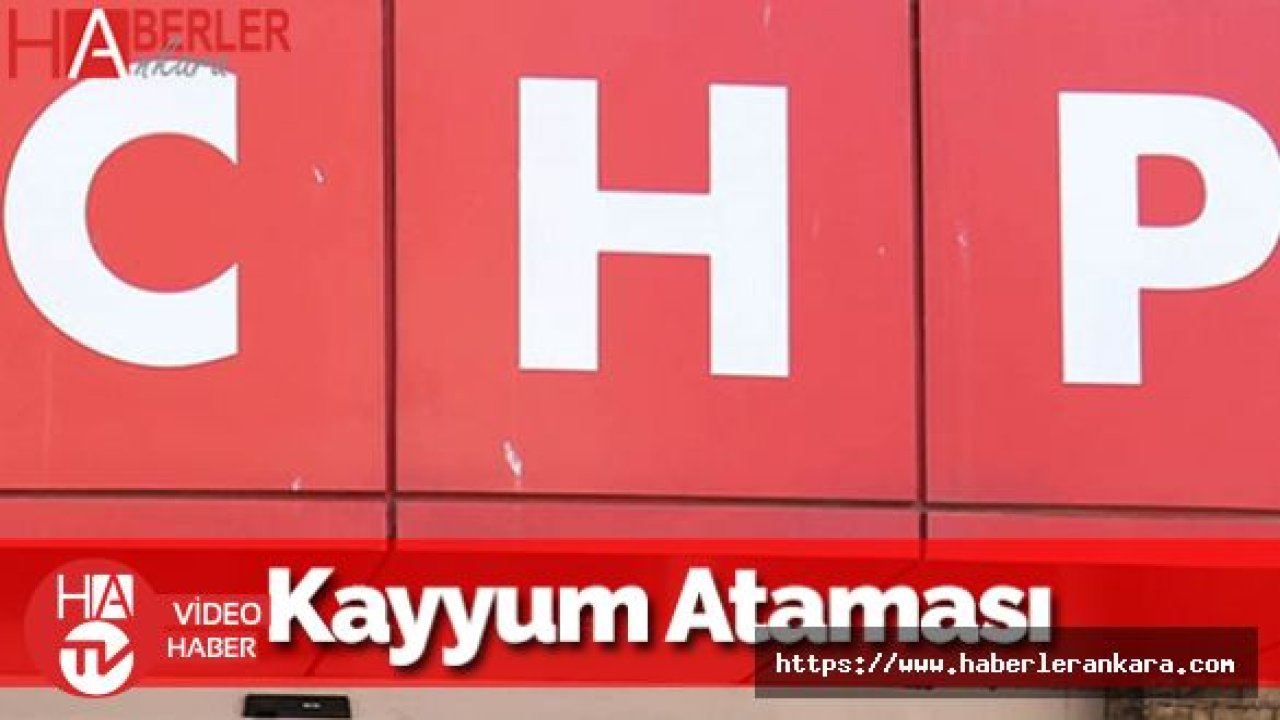 CHP Tunceli İl Başkanlığı'na Kayyum Ataması Yapıldı!