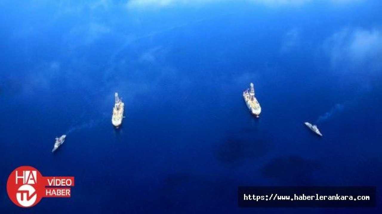 Yavuz sondaj gemisi "Fatih"i selamladı