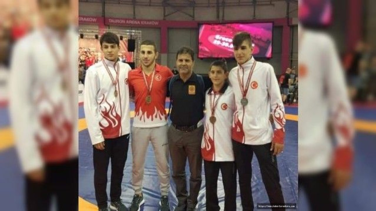 U15 Avrupa Serbest Güreş Şampiyonası'nda 4 madalya