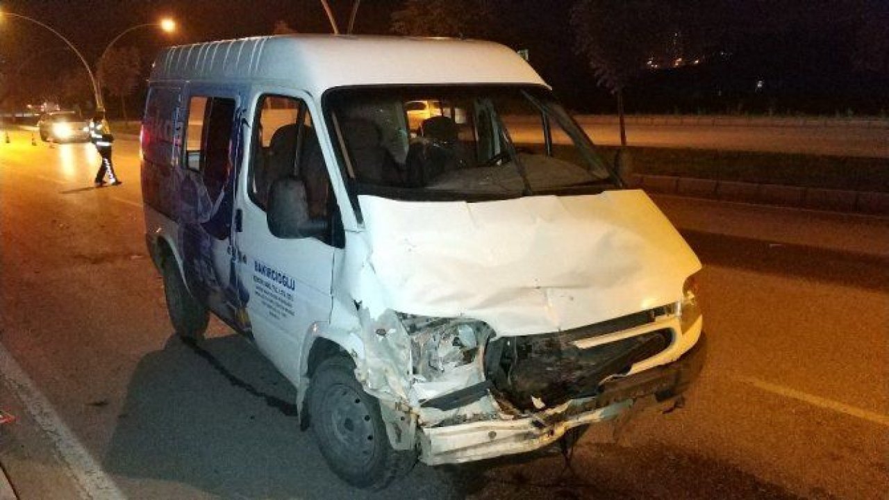 Samsun’da minibüs otomobile çarptı: 5 yaralı