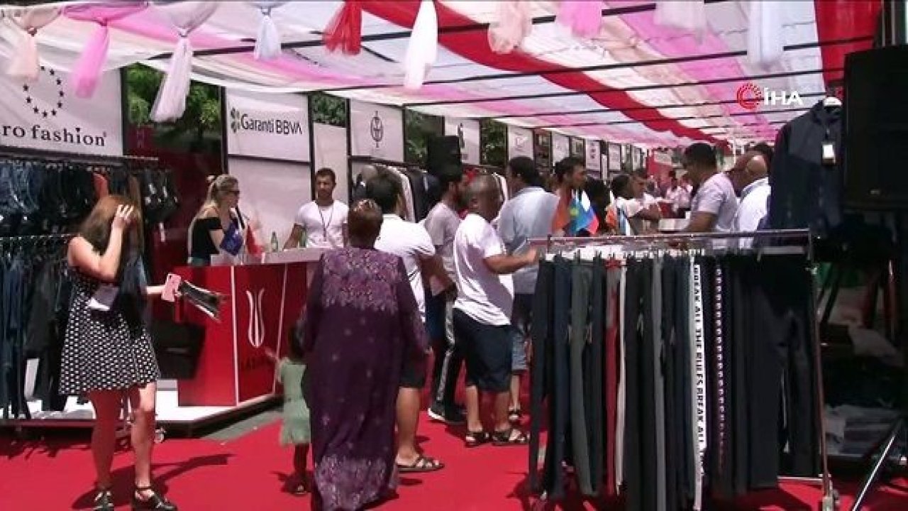 Laleli’de alışveriş festivali başladı, 250 alıcı ağırlanacak