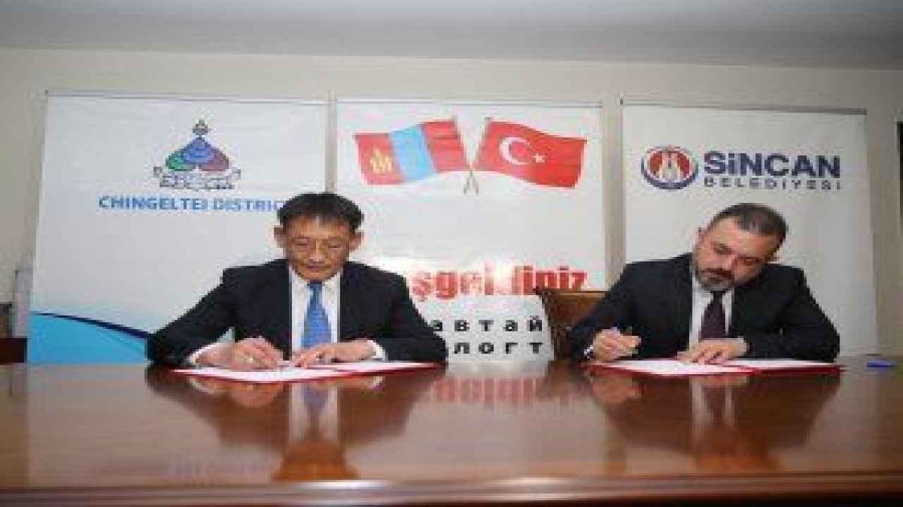 Sincan Belediyesi ve Chingeltei Belediyesi dostluk bağlarını güçlendiriyor
