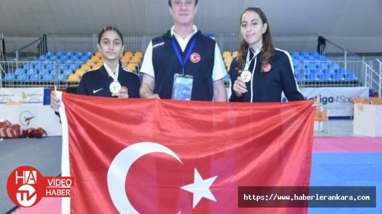 Avrupa Gençler Tekvando Şampiyonasında 2 gümüş