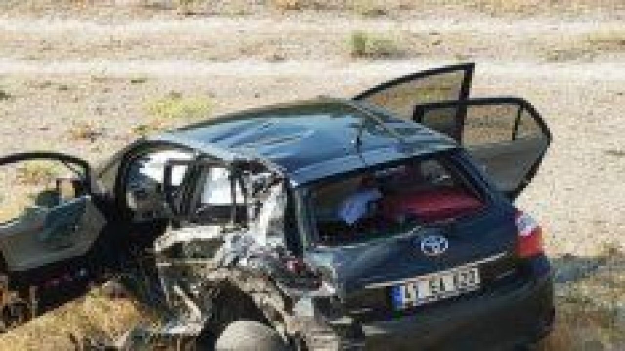 Otomobile çarpan tır yandı: 2 yaralı