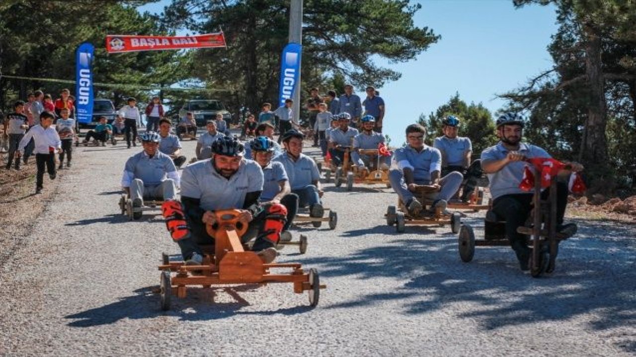 Tahta araba yarışıyla farkındalık mesajı