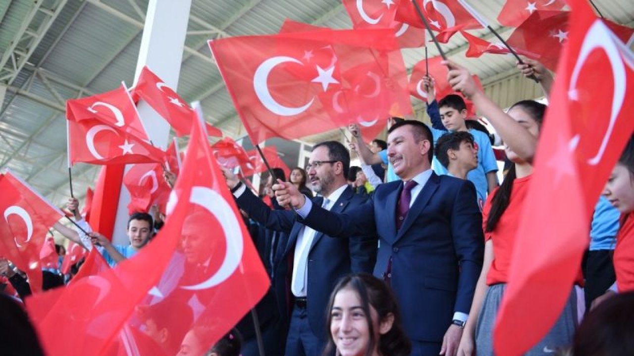 Ankara'da çocuklar spor şenliğinde buluştu