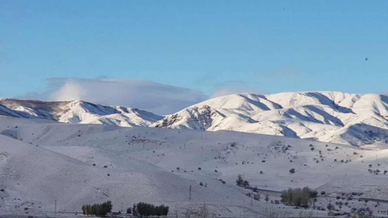 Erzurum güne kar ile başladı