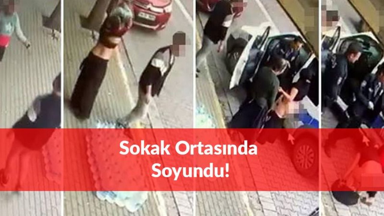 İstanbul'da Bir Kadın Sokak Ortasında Soyundu!