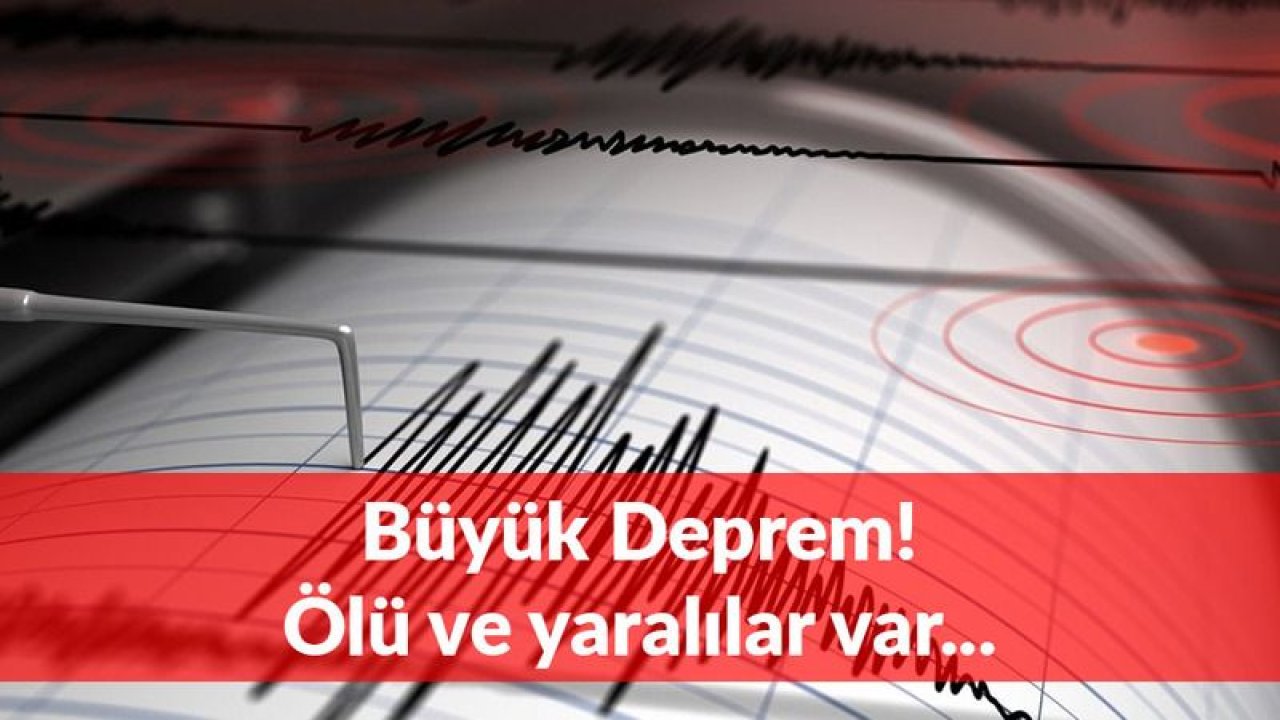 Komşuda Felaket: 5,9 Büyüklüğünde Deprem Oldu... Çok Sayıda Ölü ve Yaralı Bulunuyor!