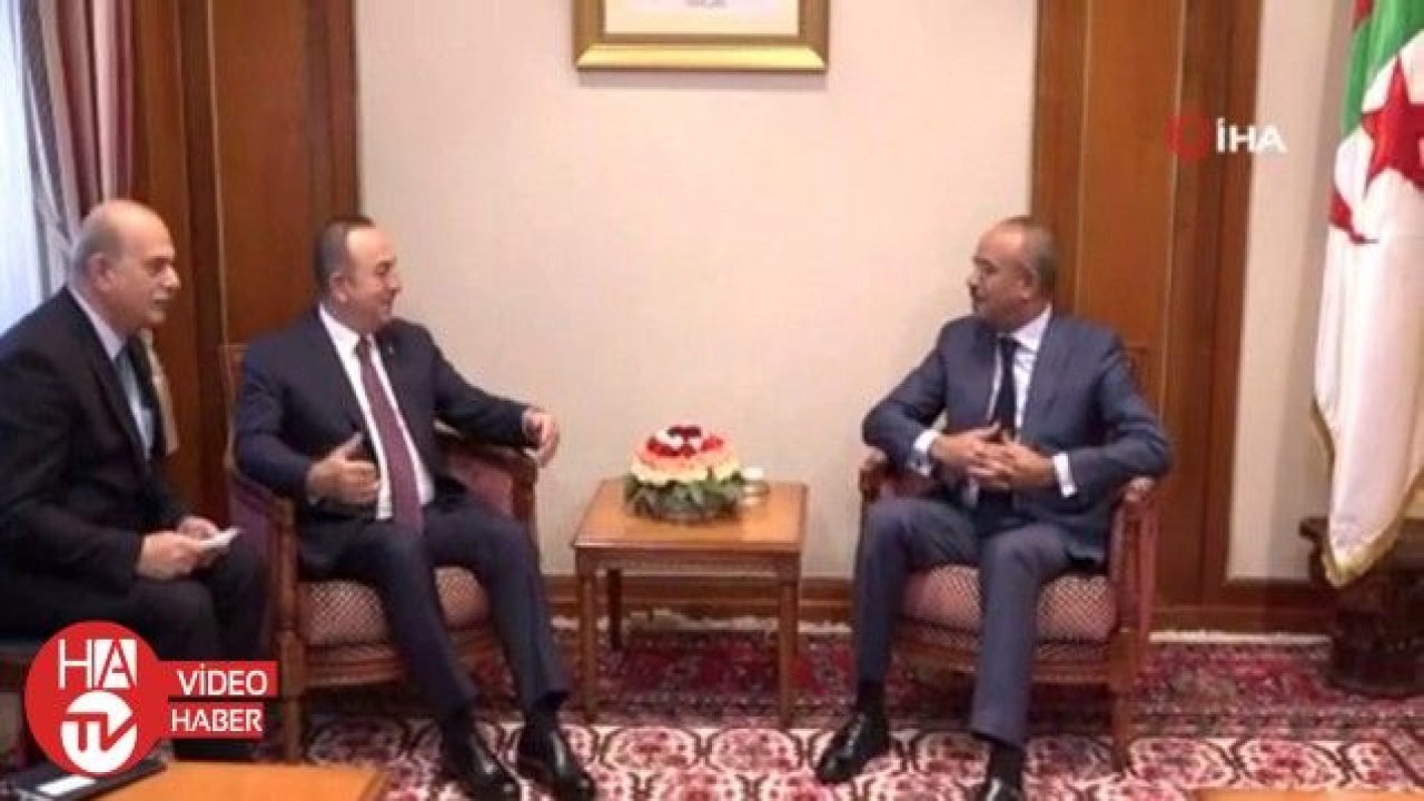 Dışişleri Bakanı Çavuşoğlu’nun Cezayir temasları
