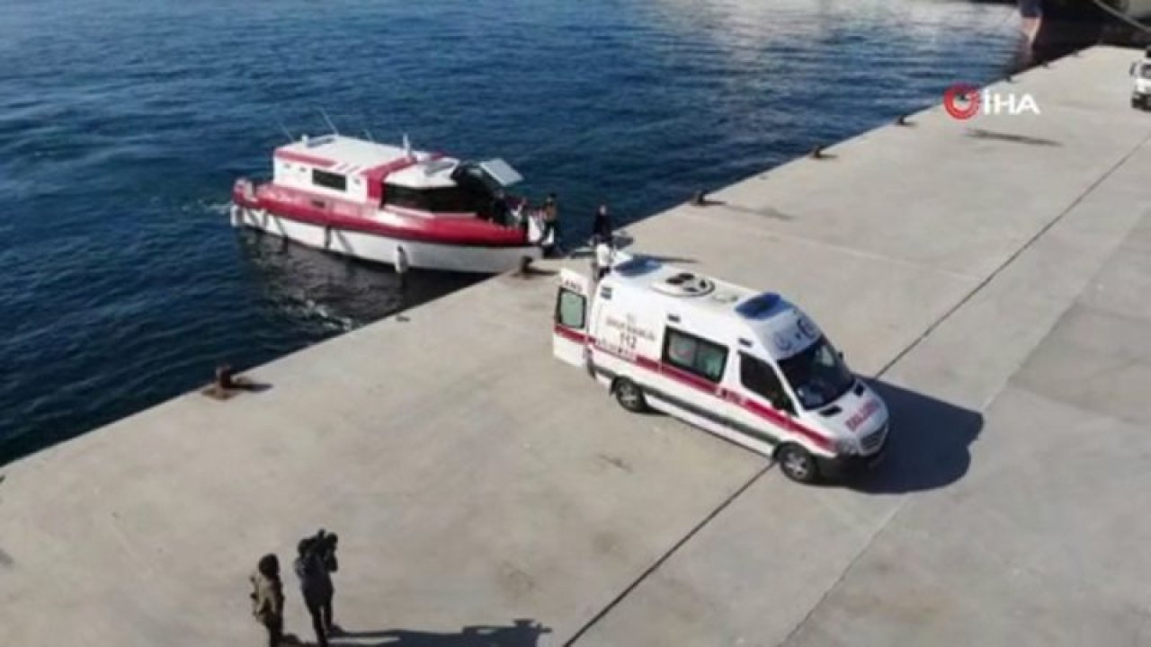 Adalar’da yaşayanlar için deniz ambulansları 24 saat teyakkuzda