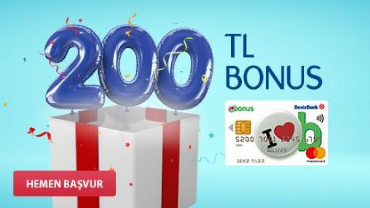 200 TL Bonus Fırsatı! Denizbank Sözünüze kampanyası ile kazandırıyor