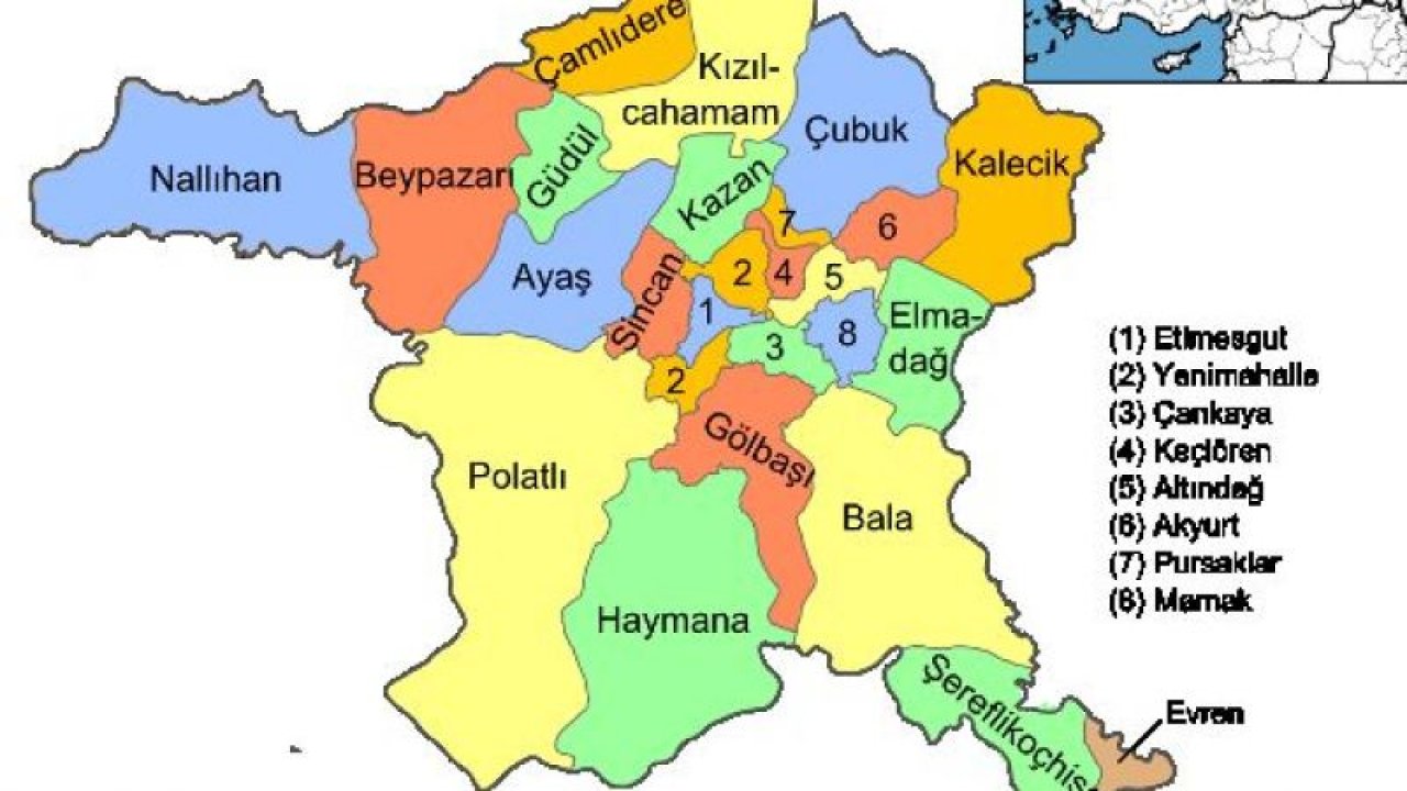 Ankaranın Kaç Adet Mahallesi Vardır?